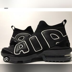Nike Airquent Uptempo Black And White Sneakers Size 7.5 Used Excellent Condition